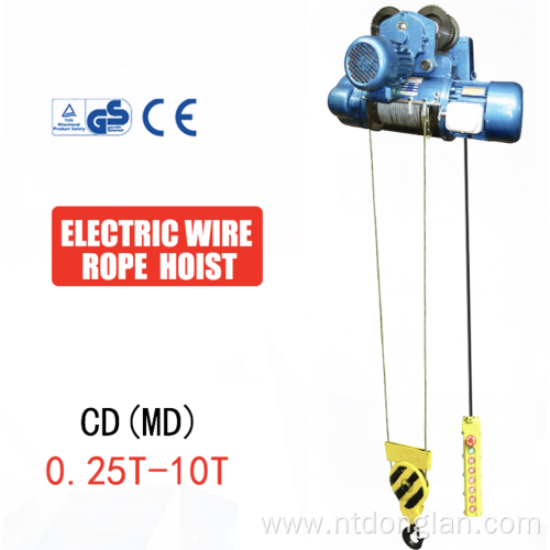 High Efficient Electric Chain Hoist0.25ton-5tonWire Rope Hoist